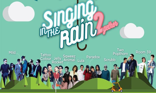 ฝนตกไม่เหงา เพราะเราจะร้องเพลงด้วยกันในคอนเสิร์ต 