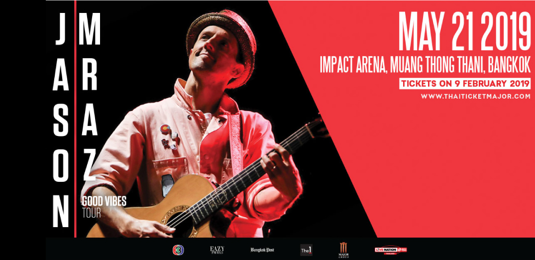 JASON MRAZ GOOD VIBES TOUR 2019