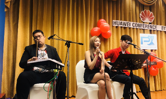 Canary Cry ร่วมมอบสีสันในงาน Huawei conference by P.T.E