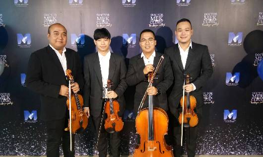 วงดนตรีงานเลี้ยง VIOLIN MAN ในงาน Thank party ของ Dr. Mek clinic 