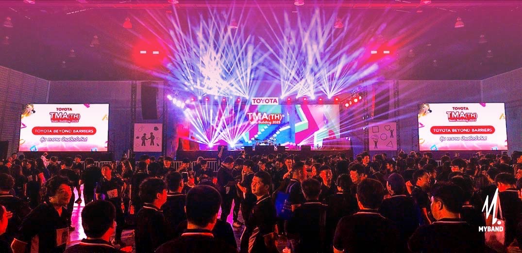 ขอขอบคุณ TOYOTA ที่ไว้วางใจศิลปินจาก myband ในงาน TMATH TEAM BUILDING 2025