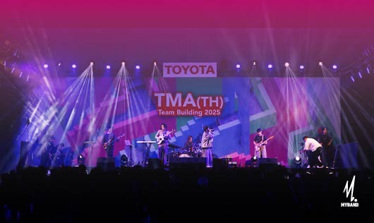 ขอขอบคุณ TOYOTA ที่ไว้วางใจศิลปินจาก myband ในงาน TMATH TEAM BUILDING 2025